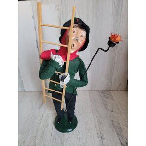 Byer's Choice AS IS Lamplighter 1993 caroler xmas figure vintage‎